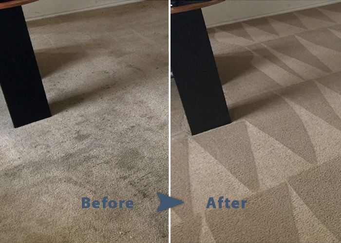 before after carpet cleaning