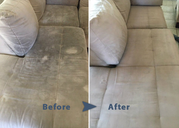 before after upholstery cleaning