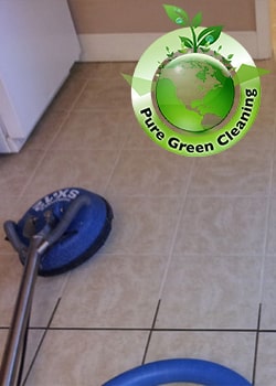 green tile cleaning